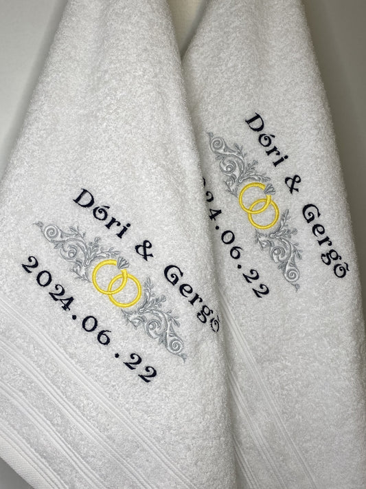 Personalised Anniversary Towel